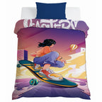 100% Cotton Printed AC Dohar Twin Size 145 x 215 cm | Soft Lightweight Summer Blanket for AC Room | Breathable All Season Cotton Quilt