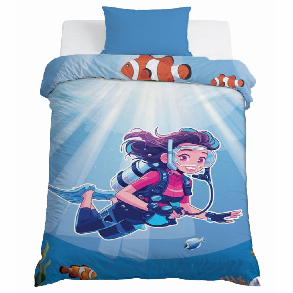 100% Cotton Printed AC Dohar Twin Size 145 x 215 cm | Soft Lightweight Summer Blanket for AC Room | Breathable All Season Cotton Quilt