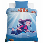 100% Cotton Printed AC Dohar Twin Size 145 x 215 cm | Soft Lightweight Summer Blanket for AC Room | Breathable All Season Cotton Quilt