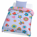 Kids Cartoon Print Reversible Dohar Soft Cotton Baby Blanket, 2-in-1 Double Sided Design, Lightweight Summer / AC Cotton Blanket for Babies, Toddlers & Kids | Breathable Blanket | 39"x59" Inches