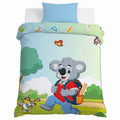 Kids Cartoon Print Reversible Dohar Soft Cotton Baby Blanket, 2-in-1 Double Sided Design, Lightweight Summer / AC Cotton Blanket for Babies, Toddlers & Kids | Breathable Blanket | 52"x73" Inches