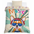 Kids Cartoon Print Reversible Dohar Soft Cotton Baby Blanket, 2-in-1 Double Sided Design, Lightweight Summer / AC Cotton Blanket for Babies, Toddlers & Kids | Breathable Blanket | 52"x73" Inches
