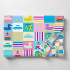 Kids Cartoon Print Reversible Dohar Soft Cotton Baby Blanket, 2-in-1 Double Sided Design, Lightweight Summer / AC Cotton Blanket for Babies, Toddlers & Kids | Breathable Blanket | 39"x59" Inches