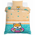 Kids Cartoon Print Reversible Dohar Soft Cotton Baby Blanket, 2-in-1 Double Sided Design, Lightweight Summer / AC Cotton Blanket for Babies, Toddlers & Kids | Breathable Blanket | 52"x73" Inches