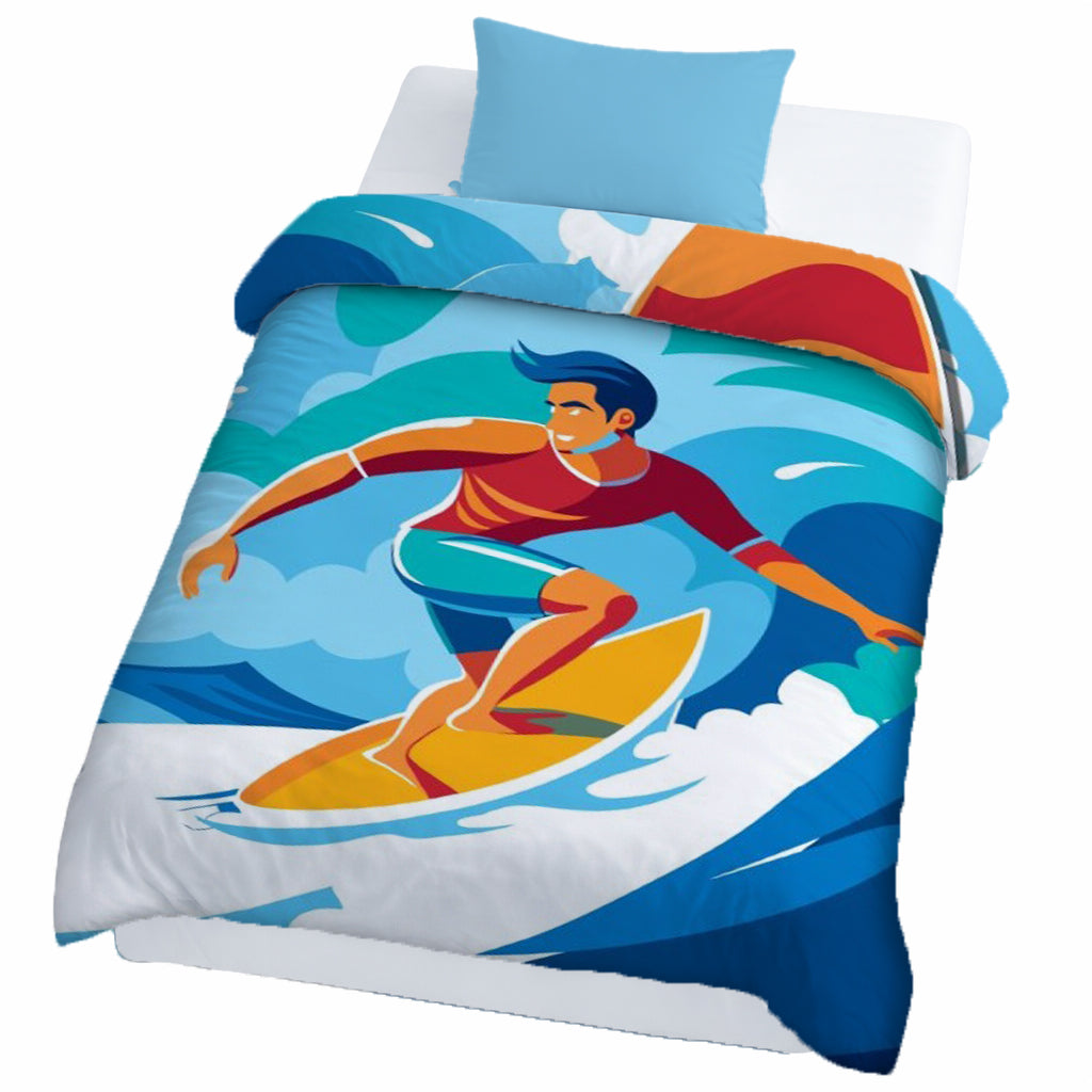 100% Cotton Printed AC Dohar Twin Size 145 x 215 cm | Soft Lightweight Summer Blanket for AC Room | Breathable All Season Cotton Quilt