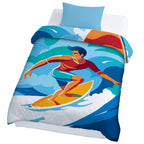 100% Cotton Printed AC Dohar Twin Size 145 x 215 cm | Soft Lightweight Summer Blanket for AC Room | Breathable All Season Cotton Quilt