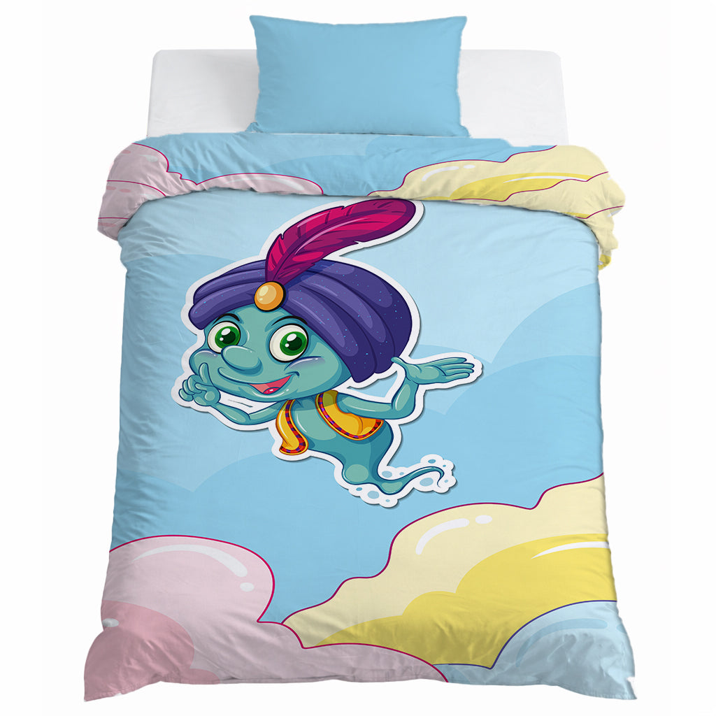 Kids Cartoon Print Reversible Dohar Soft Cotton Baby Blanket, 2-in-1 Double Sided Design, Lightweight Summer / AC Cotton Blanket for Babies, Toddlers & Kids | Breathable Blanket | 52"x73" Inches
