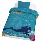 100% Cotton Printed AC Dohar Twin Size 145 x 215 cm | Soft Lightweight Summer Blanket for AC Room | Breathable All Season Cotton Quilt