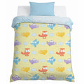 Kids Cartoon Print Reversible Dohar Soft Cotton Baby Blanket, 2-in-1 Double Sided Design, Lightweight Summer / AC Cotton Blanket for Babies, Toddlers & Kids | Breathable Blanket | 39"x59" Inches