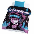 100% Cotton Printed AC Dohar Twin Size 145 x 215 cm | Soft Lightweight Summer Blanket for AC Room | Breathable All Season Cotton Quilt
