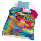 100% Cotton Printed AC Dohar Twin Size 145 x 215 cm | Soft Lightweight Summer Blanket for AC Room | Breathable All Season Cotton Quilt
