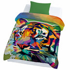 100% Cotton Printed AC Dohar Twin Size 145 x 215 cm | Soft Lightweight Summer Blanket for AC Room | Breathable All Season Cotton Quilt