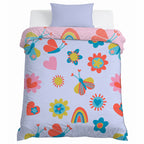 Kids Cartoon Print Reversible Dohar Soft Cotton Baby Blanket, 2-in-1 Double Sided Design, Lightweight Summer / AC Cotton Blanket for Babies, Toddlers & Kids | Breathable Blanket | 39"x59" Inches