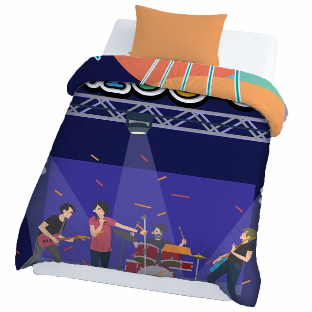 100% Cotton Printed AC Dohar Twin Size 145 x 215 cm | Soft Lightweight Summer Blanket for AC Room | Breathable All Season Cotton Quilt