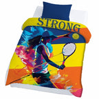 100% Cotton Printed AC Dohar Twin Size 145 x 215 cm | Soft Lightweight Summer Blanket for AC Room | Breathable All Season Cotton Quilt
