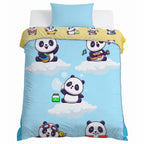 Kids Cartoon Print Reversible Dohar Soft Cotton Baby Blanket, 2-in-1 Double Sided Design, Lightweight Summer / AC Cotton Blanket for Babies, Toddlers & Kids | Breathable Blanket | 39"x59" Inches