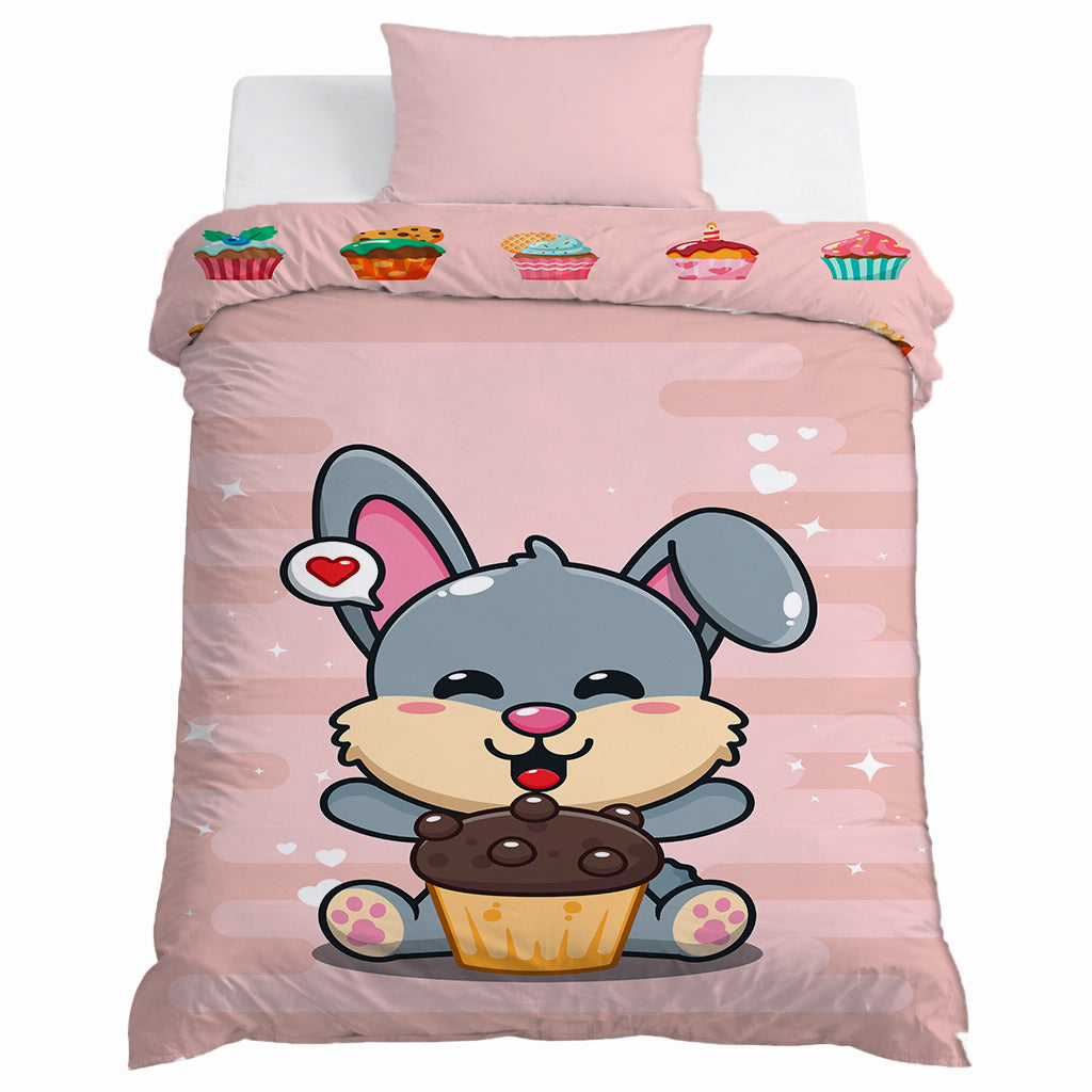 Kids Cartoon Print Reversible Dohar Soft Cotton Baby Blanket, 2-in-1 Double Sided Design, Lightweight Summer / AC Cotton Blanket for Babies, Toddlers & Kids | Breathable Blanket | 52"x73" Inches