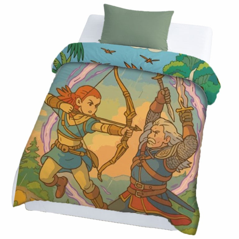 100% Cotton Printed AC Dohar Twin Size 145 x 215 cm | Soft Lightweight Summer Blanket for AC Room | Breathable All Season Cotton Quilt