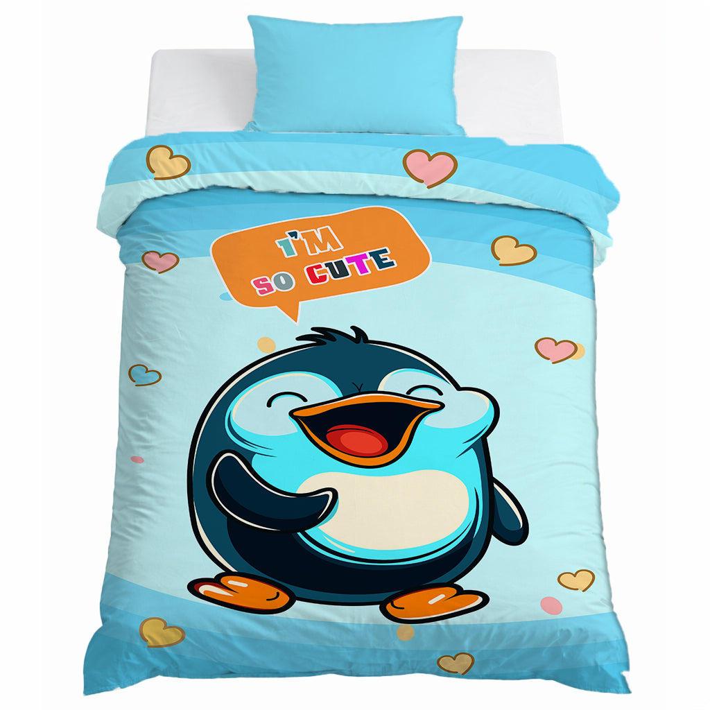 Kids Cartoon Print Reversible Dohar Soft Cotton Baby Blanket, 2-in-1 Double Sided Design, Lightweight Summer / AC Cotton Blanket for Babies, Toddlers & Kids | Breathable Blanket | 52"x73" Inches