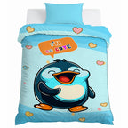 Kids Cartoon Print Reversible Dohar Soft Cotton Baby Blanket, 2-in-1 Double Sided Design, Lightweight Summer / AC Cotton Blanket for Babies, Toddlers & Kids | Breathable Blanket | 52"x73" Inches
