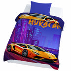 100% Cotton Printed AC Dohar Twin Size 145 x 215 cm | Soft Lightweight Summer Blanket for AC Room | Breathable All Season Cotton Quilt