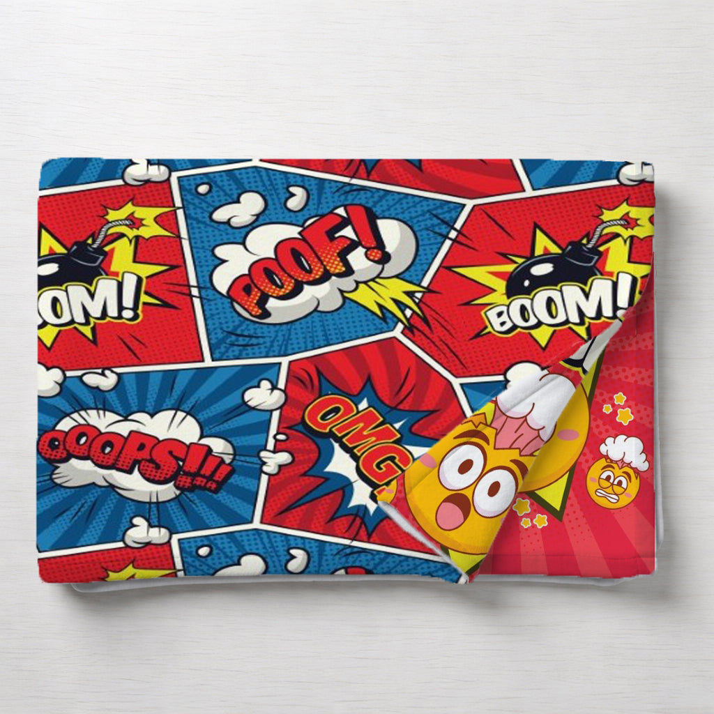 100% Cotton Printed AC Dohar Twin Size 145 x 215 cm | Soft Lightweight Summer Blanket for AC Room | Breathable All Season Cotton Quilt