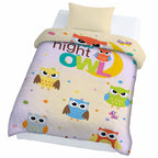 Kids Cartoon Print Reversible Dohar Soft Cotton Baby Blanket, 2-in-1 Double Sided Design, Lightweight Summer / AC Cotton Blanket for Babies, Toddlers & Kids | Breathable Blanket | 39"x59" Inches