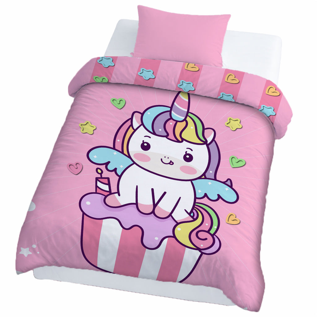 Kids Cartoon Print Reversible Dohar Soft Cotton Baby Blanket, 2-in-1 Double Sided Design, Lightweight Summer / AC Cotton Blanket for Babies, Toddlers & Kids | Breathable Blanket | 39"x59" Inches