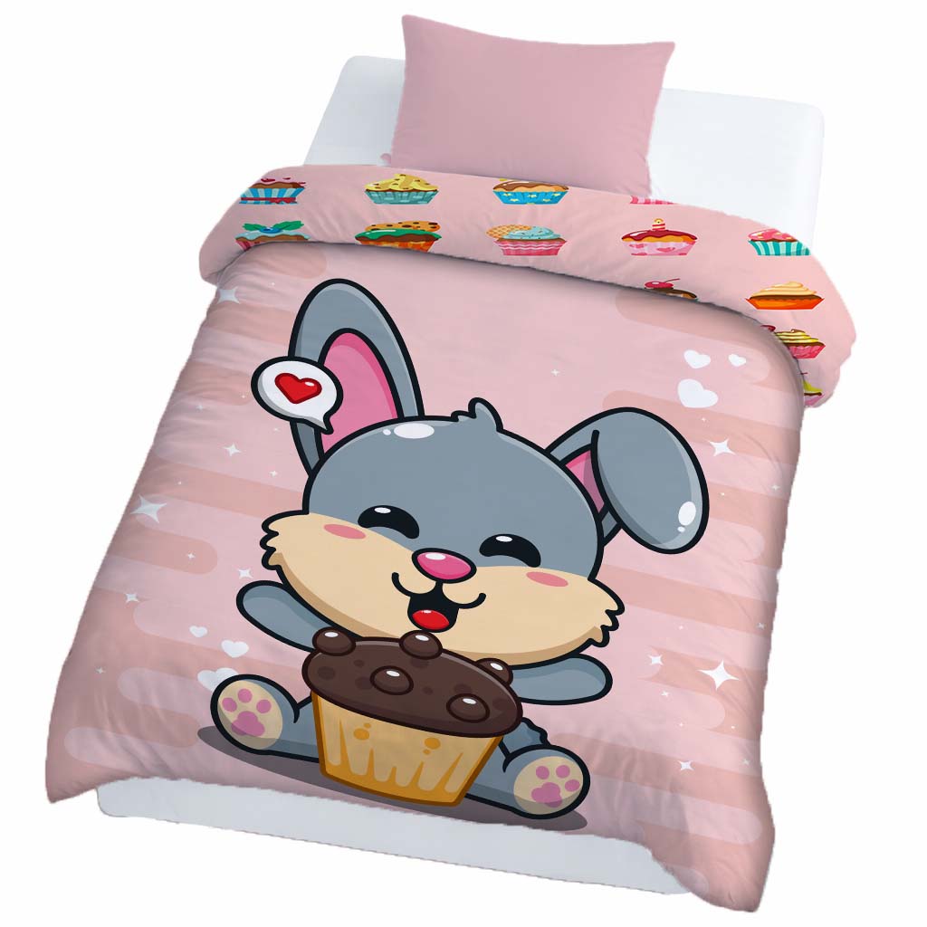 Kids Cartoon Print Reversible Dohar Soft Cotton Baby Blanket, 2-in-1 Double Sided Design, Lightweight Summer / AC Cotton Blanket for Babies, Toddlers & Kids | Breathable Blanket | 52"x73" Inches
