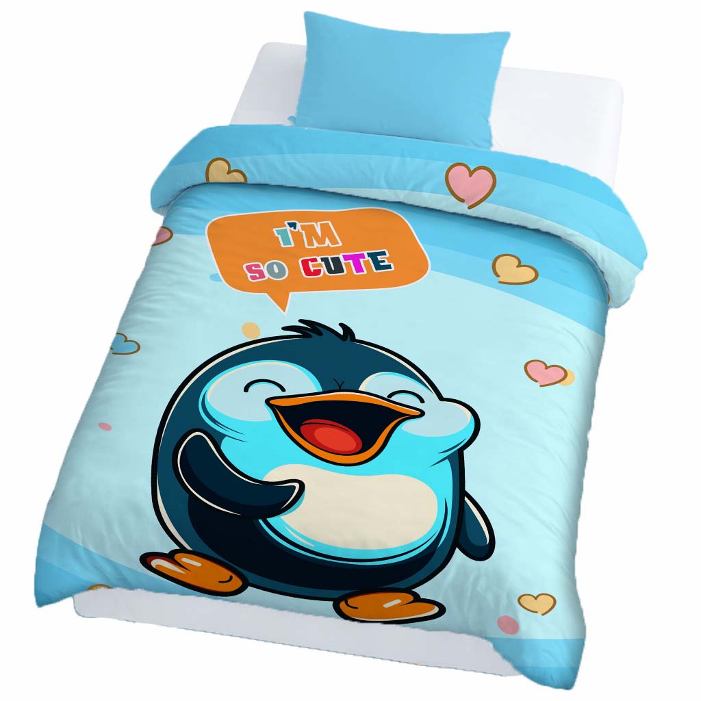 Kids Cartoon Print Reversible Dohar Soft Cotton Baby Blanket, 2-in-1 Double Sided Design, Lightweight Summer / AC Cotton Blanket for Babies, Toddlers & Kids | Breathable Blanket | 52"x73" Inches