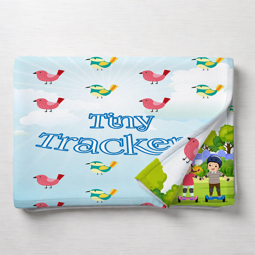 Kids Cartoon Print Reversible Dohar Soft Cotton Baby Blanket, 2-in-1 Double Sided Design, Lightweight Summer / AC Cotton Blanket for Babies, Toddlers & Kids | Breathable Blanket | 52"x73" Inches