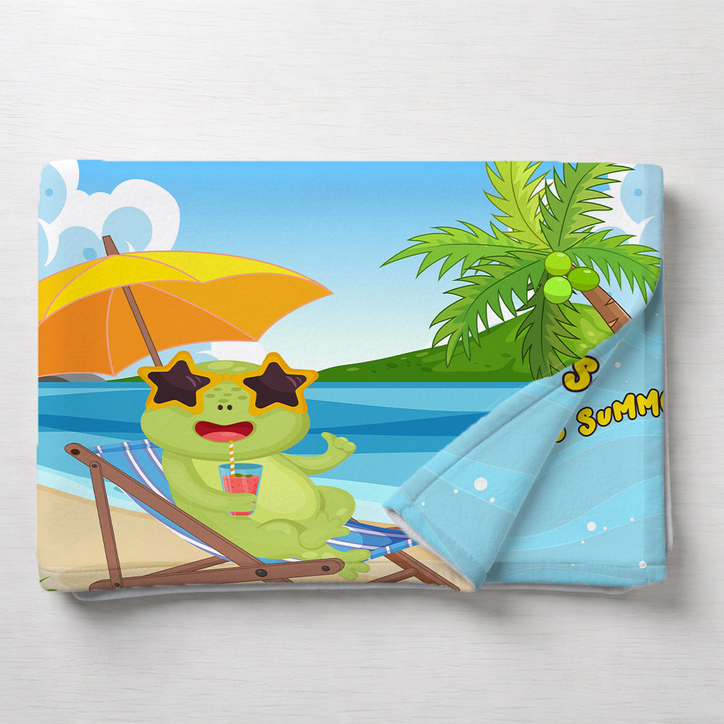 Kids Cartoon Print Reversible Dohar Soft Cotton Baby Blanket, 2-in-1 Double Sided Design, Lightweight Summer / AC Cotton Blanket for Babies, Toddlers & Kids | Breathable Blanket | 52"x73" Inches
