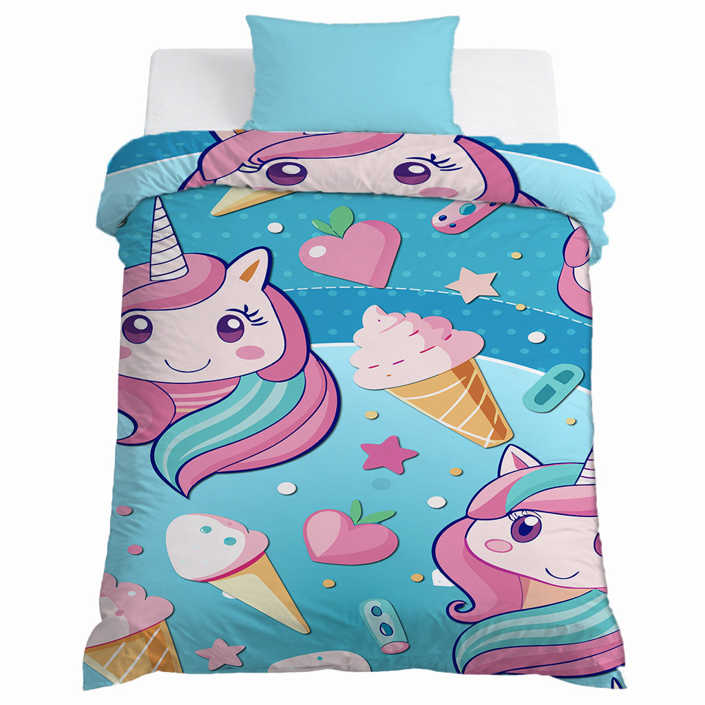 Kids Cartoon Print Reversible Dohar Soft Cotton Baby Blanket, 2-in-1 Double Sided Design, Lightweight Summer / AC Cotton Blanket for Babies, Toddlers & Kids | Breathable Blanket | 39"x59" Inches